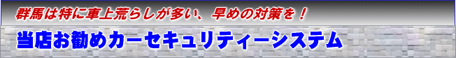 カーセキュリティー　取付　群馬　販売　アルゴス